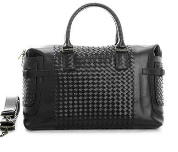 Bottega Veneta intrecciato briefcase 399805 black